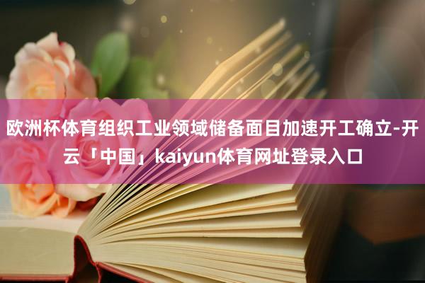 欧洲杯体育组织工业领域储备面目加速开工确立-开云「中国」kaiyun体育网址登录入口